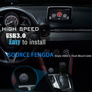 Cáp Xả Gắn Trên Xe Hơi AUX 1M 2M <span class=keywords><strong>USB</strong></span> 3.0 Cáp Ô Tô Nối Dài Chống Nước - Product Image 5