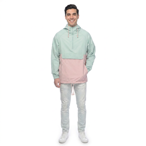 Windbreaker With Zipper Windproof and <b>Warm</b> Jacket Mens Thin Mesh <b>Waterproof</b> Suit and Outdoor Sportswear - Product Image 1