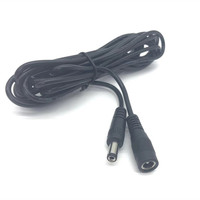 Câble de connecteur 2m Dc 5521 5525 femelle vers mâle Câble Dc 5.5*2.1mm