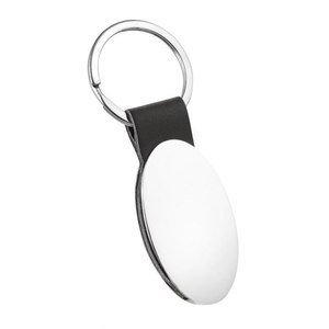 Portachiavi Ovale con Portamonete in PU, Moschettone e Apribottiglie, Stampa Offset e UV, Materiale in Lega Resistente, Accessorio per Chiavi - Product Image 1