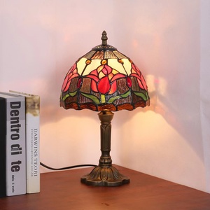 Lampe de chevet classique et originale, Protection des yeux, confortable, moderne, rétro, étude, lampe de Table, <span class=keywords><strong>tiffany</strong></span> - Product Image 1