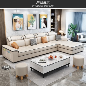 Fabricant chinois de canapés rembourrés sur mesure, ensemble de canapés pour salon, meubles modernes, canapés en velours, canapé de salon - Product Image 2