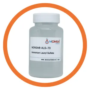 Nhà sản xuất cho chất tẩy rửa nguyên liệu ALS-70 amoni Lauryl Sulfate ở mức giá tốt
