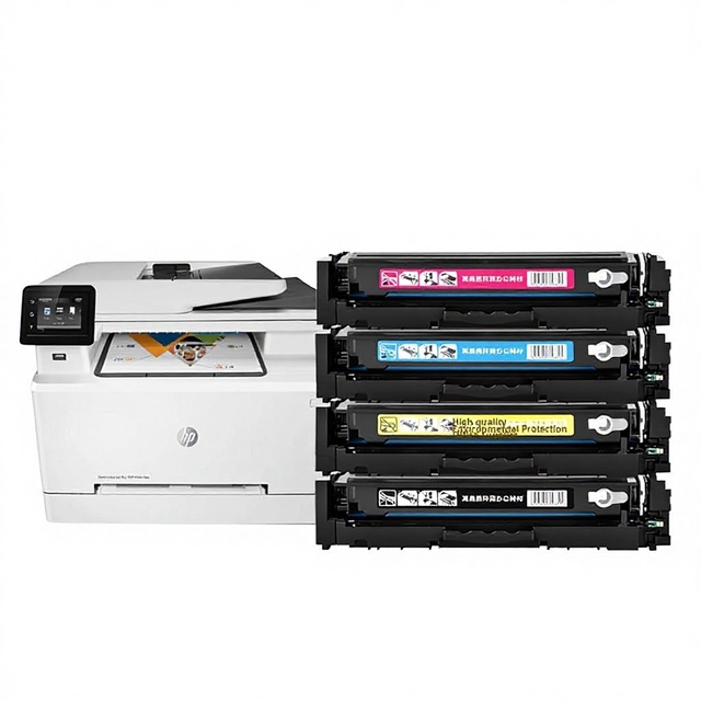 Compatible HP CF500A Full Color Toner Cartridge-China Origin 32000 Pages Yield Multi-Printer Compatible