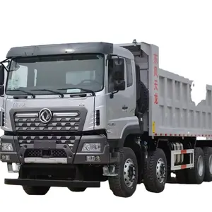 Dongfeng tangan kiri merek Tiongkok baru Kinland KC truk sampah 465hp 6X4 5.6m kendaraan komersial Gearbox mesin Cummins cepat
