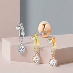 Mode Corps Bijoux Clip sur Nombril Anneau <span class=keywords><strong>Faux</strong></span> <span class=keywords><strong>Ventre</strong></span> <span class=keywords><strong>Piercing</strong></span> pour Femmes Non <span class=keywords><strong>Piercing</strong></span> Sexy Nombril Bijoux - Product Image 4