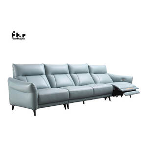 Sofá reclinable de cuero, muebles de cuero de Color personalizado con silla reclinable de <span class=keywords><strong>3</strong></span> <span class=keywords><strong>plazas</strong></span>, muebles de sala de estar reclinables - Product Image 5