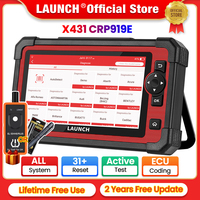LAUNCH Officiel - X431 CRP919E / BT Outil de diagnostic automobile Scanner OBD OBD2 Bidirectionnel Codage ECU CANFD DOIP 31 Fonctions de réinitialisation