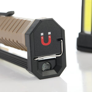 Lampe torche portable avec base magnétique, lampe de travail rechargeable, lampe d'atelier, lumière blanche/rouge, lampe de camping pour <span class=keywords><strong>garage</strong></span> - Product Image 6