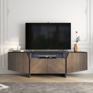 Maxine ชุดขาตั้งทีวีเฟอร์นิเจอร์ห้องนั่งเล่นคอนโซลทีวีพร้อมลิ้นชัก - Product Image 2