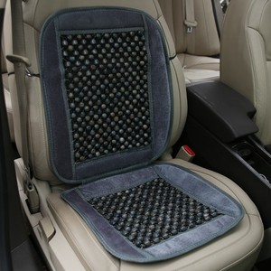Wood Bead Car Seat <b>Cushion</b> Velvet <b>Back</b> Support For Kia Van Four Seasons Use - Product Image 3