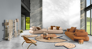 Lounge Fancy Juegos de sala de estar seccionales Sofá de dos plazas Tela Moderno Precio bajo Sofá largo Muebles para el hogar - Product Image 3