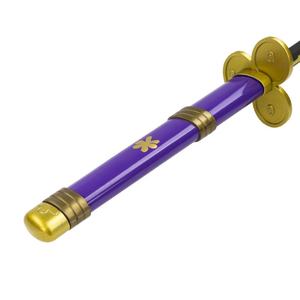 ดาบคาตานะวันพีซจำลอง รุ่นโรโรโนอา โซโร ดาบเอ็นมะสีม่วง ขนาด 103 ซม. สำหรับคอสเพลย์ - Product Image 5