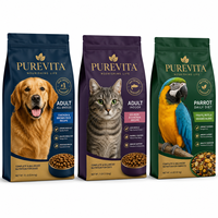 Sacs d'emballage personnalisés haut de gamme imprimés en héliogravure, résistants à l'humidité, pour aliments pour animaux de compagnie (chiens, chats, perroquets), lait/gelée animale réaliste