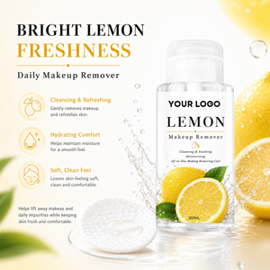 Struccante Delicato al Limone Vegano Tutto-in-Uno 300ml, Detergente Lenitivo Idratante, Rimuove il Trucco Residuo, Libera i Pori per Tutto il Viso - Product Image 2