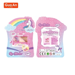 Guoan ชุดเครื่องสำอางแฟชั่นอายแชโดว์ของเล่นสำหรับเด็ก, ชุดแต่งหน้าอายแชโดว์ปลอดสารพิษเป็นมิตรกับสิ่งแวดล้อม - Product Image 3