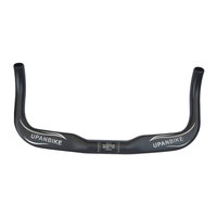Manifattura Fornitura Veloce UPANBIKE Bullhorn Bar Riser Resto TT Bar per Fixed Gear Bike Manubrio Della Bicicletta 31.8 millimetri x 40cm UP144