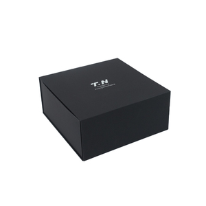 Custom Black Kraft Paper <b>Foldable</b> Gift <b>Boxes</b> with Glossy Lamination Recycled Rigid <b>Boxes</b> for Cosmetic & Skin Care Packaging - Product Image 5
