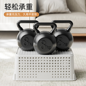 Storage Baskets Rectangle Plastic With Handles For Kitchen Bedroom Storage Organizing - Product Image 3