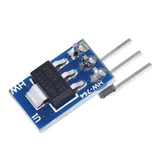 Convertitore Buck <span class=keywords><strong>DC</strong></span>-<span class=keywords><strong>DC</strong></span> <span class=keywords><strong>3</strong></span> pin AMS1117 <span class=keywords><strong>3</strong></span>.3V <span class=keywords><strong>DC</strong></span> 4.75V-12V a <span class=keywords><strong>3</strong></span>.3V regolatore di tensione Step Down alimentatore modulo 800mA Buck - Product Image 1