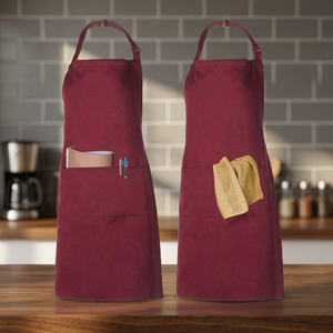 Delantales de Cocina de Algodón Impermeables, Ecológicos, sin Mangas, con Diseño Personalizado, con Logotipo Estampado, para Limpieza - Product Image 2
