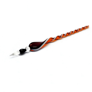 Stylo à trempette en verre fantaisie de style ancien stylo Signature soufflé à l'encre liquide pour l'écriture emballé dans une boîte cadeau - Product Image 5