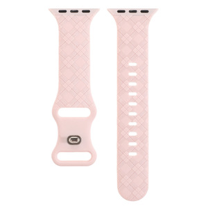 Fashion Sports Uhren armband Laser Grid Graviertes weiches Silikon kautschuk Hübsches Armband für Apple Watch Ultra 2 Serie 9 8 7 6 5 4 SE 3 - Product Image 6