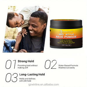 Pommade Coiffante 360 Waves en Gros au Beurre de Karité <span class=keywords><strong>pour</strong></span> <span class=keywords><strong>Cheveux</strong></span> Africains – Crème Définissante et Améliorante <span class=keywords><strong>pour</strong></span> l'Entraînement des Ondulations 113g - Product Image 6