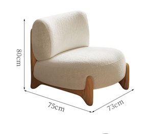 <span class=keywords><strong>Chaise</strong></span> <span class=keywords><strong>longue</strong></span> moderne en <span class=keywords><strong>peluche</strong></span> Wabi-Sabi Confort élégant pour les espaces de vie contemporains - Product Image 6