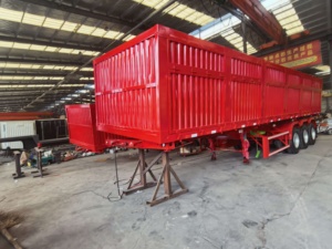 Semirremolque Volquete Lateral de Servicio Pesado Usado para Transporte de Piedra/Acero/Arena, Precio Mayorista, Carga Útil 30-100T, Camión de Carga China - Product Image 4