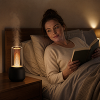 Diffuseur d'arômes à lumière de bougie 150 ml, lampe à flamme silencieuse, veilleuse 7 couleurs, humidificateur d'huiles essentielles USB, pour voiture et maison, en plastique
