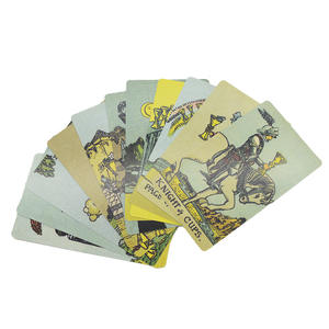 कस्टम अलग-अलग भाषाएं टैरो कार्ड डेक फैक्टरी ओएम मूल टैरो कार्ड मुद्रित डिविनेशन कार्ड को शुद्ध करता है - Product Image 1