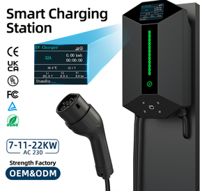 Cargador Universal Portátil para Vehículos Eléctricos de 11kW, Listo para Montar en Pared, Tipo 1, Tipo 2, Enchufe GB/T, Versión Plug & Charge, Estación de Carga Doméstica de CA de 32A, de Fábrica - Product Image 2