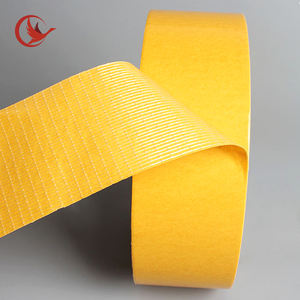 La <span class=keywords><strong>cinta</strong></span> <span class=keywords><strong>de</strong></span> doble cara utilizada para persianas enrollables tiene alta viscosidad y fuerte adhesión, con filamentos <span class=keywords><strong>de</strong></span> fibra <span class=keywords><strong>de</strong></span> vidrio <span class=keywords><strong>de</strong></span> malla amarilla - Product Image 2