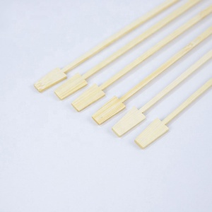 Bastoncini Biodegradabili Monouso da 6,7 Pollici per Alimenti, Tè, Caffè, Latte, Bevande Calde, Cocktail, Agitatori con Coperchio a Disco in Bambù - Product Image 3