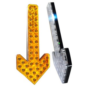 Feux de signalisation directionnels à flèche LED ambre pour camion, véhicule de collecte des déchets, voyants de direction <span class=keywords><strong>gauche</strong></span> et droite, feux d'avertissement - Product Image 3