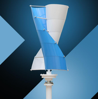 Éolienne à axe vertical série SR 100W 200W 300W 400W 500W, générateur éolien à pales en alliage d'aluminium 12/24V pour alimentation hors réseau