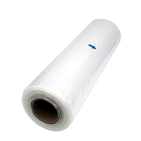 10x15 11x19 11x20 12x20 feuille de rouleau en plastique PE transparent plat HDPE Poly sac avec gousset latéral en relief pour une utilisation d'exposition de supermarché
