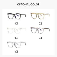 Lunettes optiques anti-lumière bleue unisexe pour adultes, monture légère en TR90 gris, branches écaille de tortue, sur mesure, vente en gros directe