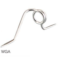 Guía de caña de pescar WGA, guía de alambre de acero inoxidable