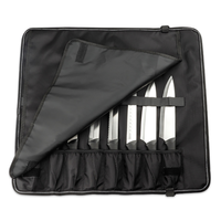 Pochette de rangement Portable pliable sac à roulettes pour couteaux de Chef de cuisine avec bandoulière réglable