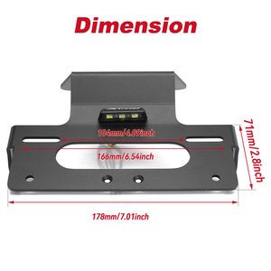 Waximoto Fit pour Yamaha <span class=keywords><strong>XJ6</strong></span> <span class=keywords><strong>DIVERSION</strong></span> N <span class=keywords><strong>F</strong></span> 2009-2016 Support de plaque d'immatriculation en aluminium de rechange Fender Eliminator Tail Tidy - Product Image 3