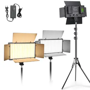 U800 U600 Photo Studio Photography Fill Light Box Kit Stand Camera Phone Video Recording Panel Lamp LED for YOUTUBE Tiktok LIVE