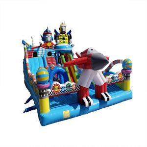 Istana Lompat Tiup Anak-Anak untuk Luar Ruangan, Istana Lompat Tiup Komersial dari Cina untuk Bermain - Product Image 2