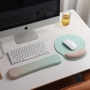 Özel süblimasyon fotoğraf LOGO silika jel <span class=keywords><strong>Mouse</strong></span> Pad ergonomik bellek köpük kumaş bilek dinlenme - Product Image 5