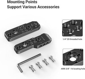 Placa superior ligera Smallrig para cámara <span class=keywords><strong>Sony</strong></span> <span class=keywords><strong>Fx6</strong></span>, compatible con mango original, abrazadera de cable y perilla de enfoque-3186 - Product Image 2