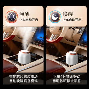 Ambientador Automático para Coche con Pulverizador de Fragancia de 10-20ml, de Plástico, Funcionamiento Silencioso, Eliminación de Olores en el Coche - Product Image 2