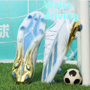 X23 nuovo Design <span class=keywords><strong>scarpe</strong></span> da <span class=keywords><strong>calcio</strong></span> per uomo e donna bianco luna oro lungo e rotto borchie TF adulto taglia 35-45 - Product Image 6