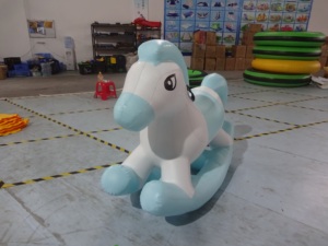 SIBO Bouncy Horse Animals Hopper Inflable Bouncing Horse Jumping Animals para niños pequeños Ride On Hopping Toys - Product Image 6