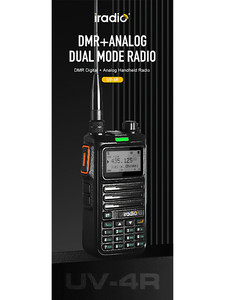 Radio bidirectionnelle numérique et analogique double mode DM-UV4R Iradio DMR avec cryptage AES256 L812 - Product Image 2